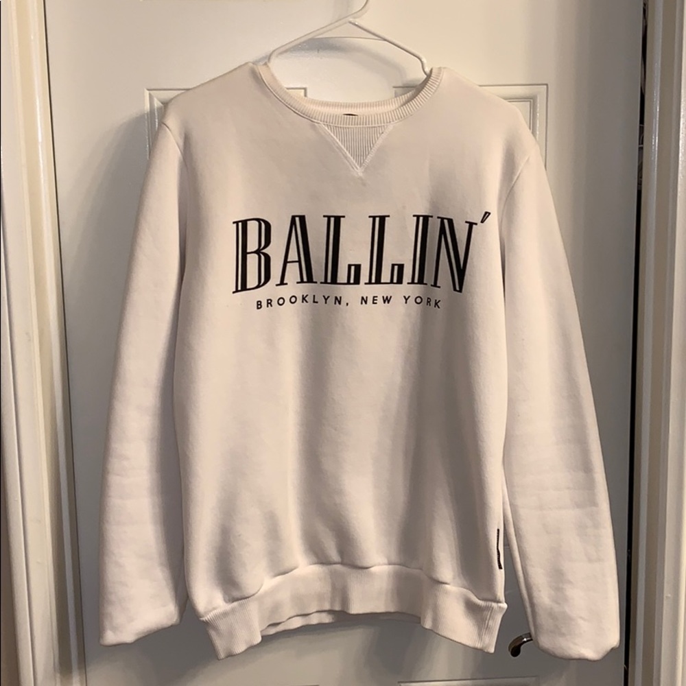 “Balmain” Ballin’ Pullover Sweatshirt